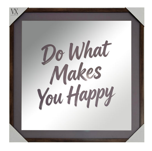 VX Collection-Framed Wall Art Mirror——70x70cm